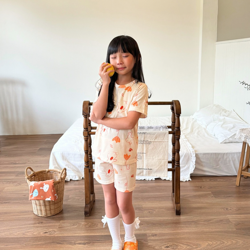 Bunny Petals - Short Pajamas - Piyama Tidur Anak