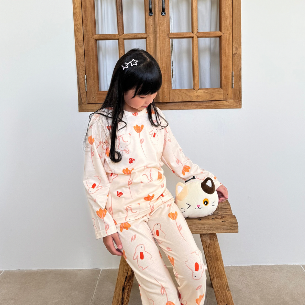 Bunny Petals - Long Pajamas - Piyama Tidur Anak