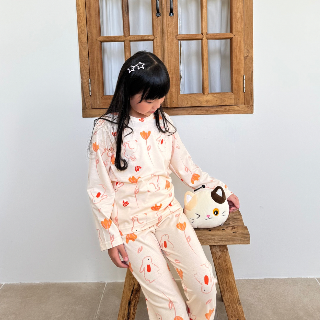 Bunny Petals - Long Pajamas - Piyama Tidur Anak