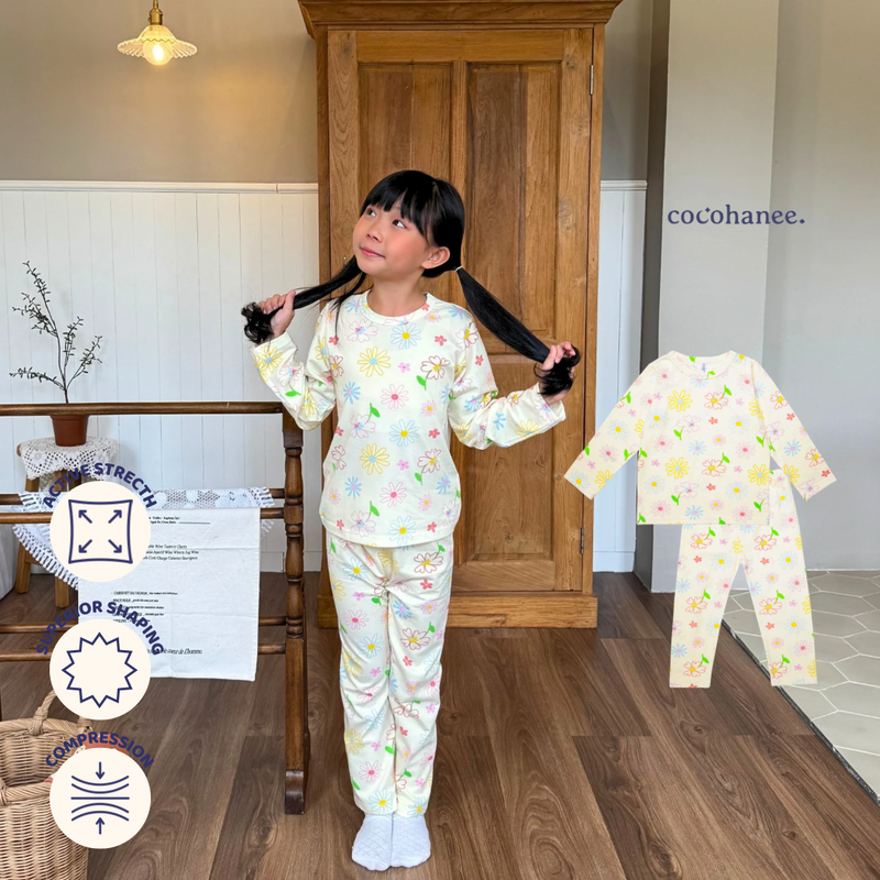 Blooming Flowers - Long Pajamas - Piyama Tidur Anak