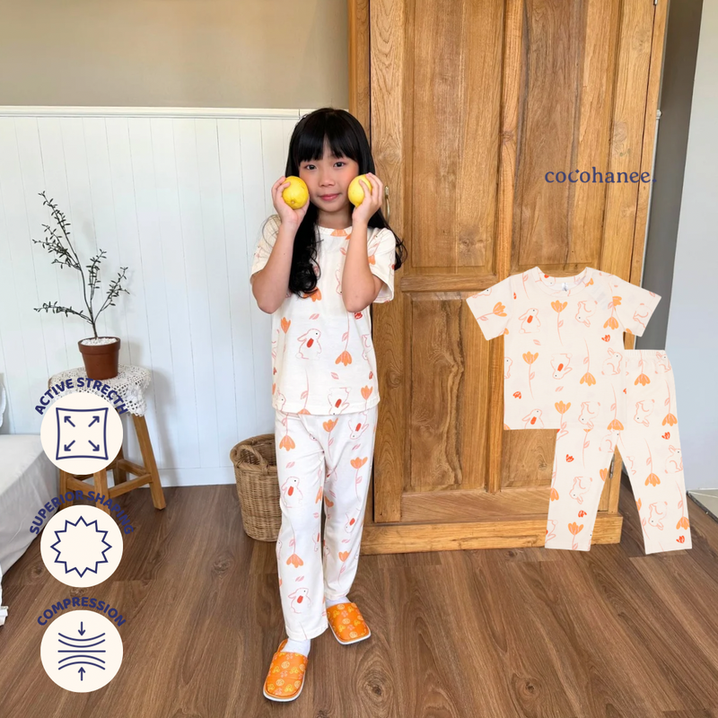 Bunny Petals - Cozy Pajamas - Piyama Tidur Anak