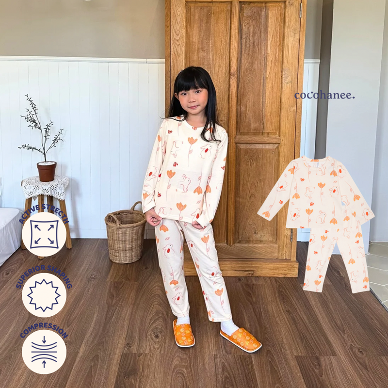 Bunny Petals - Long Pajamas - Piyama Tidur Anak