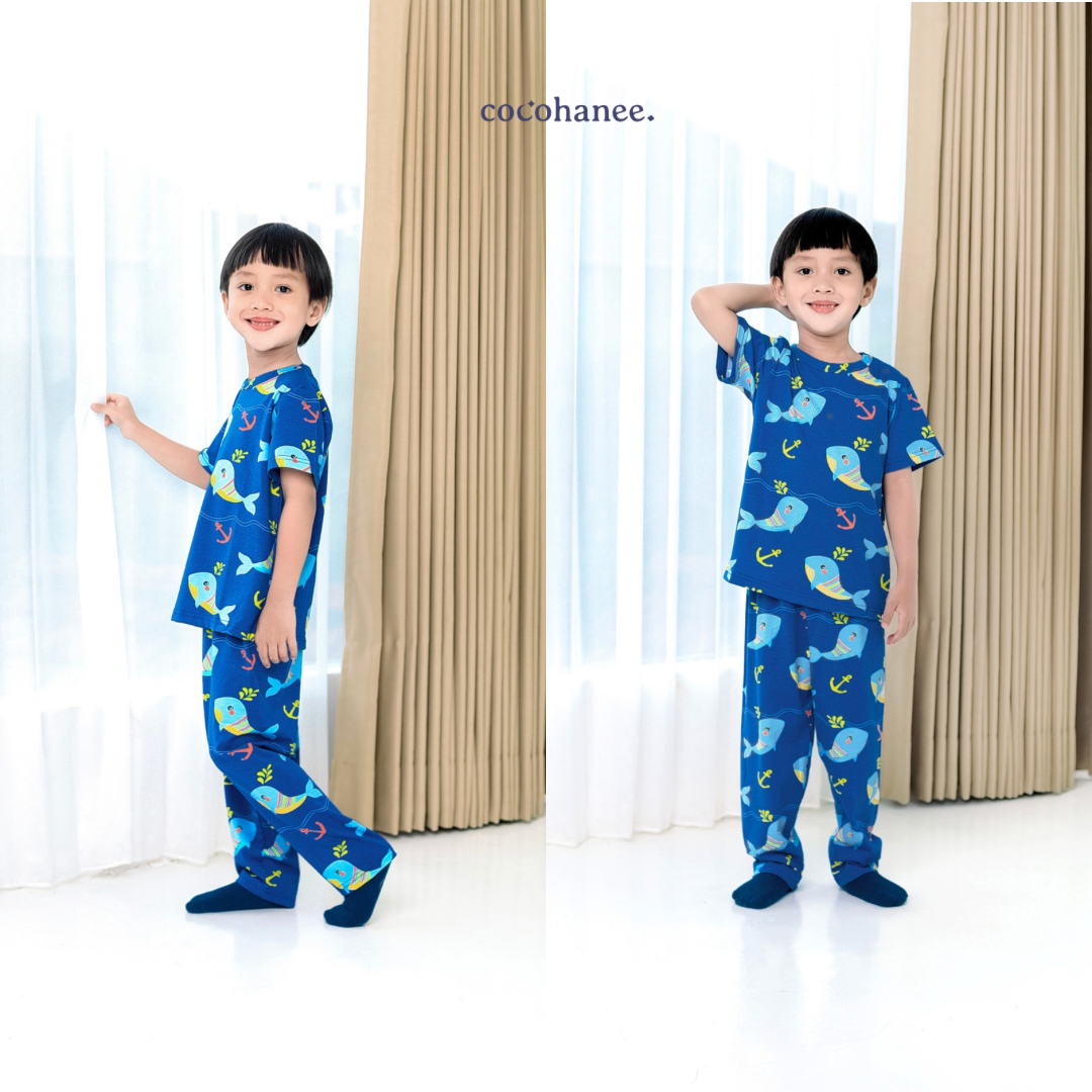 Shark Anchor - Cozy Pajamas - Piyama Tidur Anak