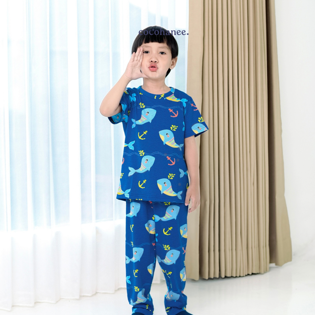 Shark Anchor - Cozy Pajamas - Piyama Tidur Anak