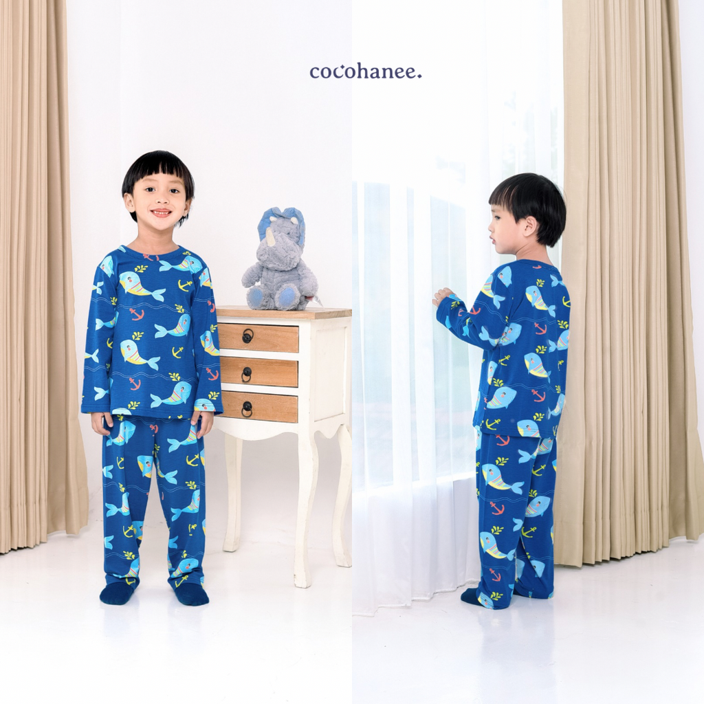 Shark Anchor - Long Pajamas - Piyama Tidur Anak