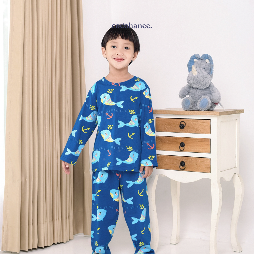 Shark Anchor - Long Pajamas - Piyama Tidur Anak
