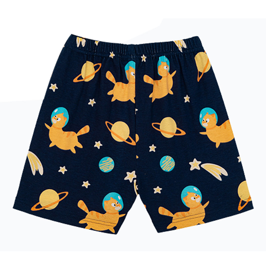 Cocohanee - Outer Space Short Pants - Celana Pendek Anak Motif