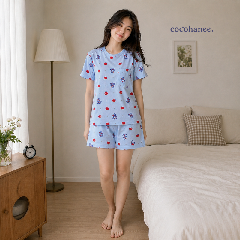 Cocohanee Local Market - Lune Short Pajamas Pomme Play