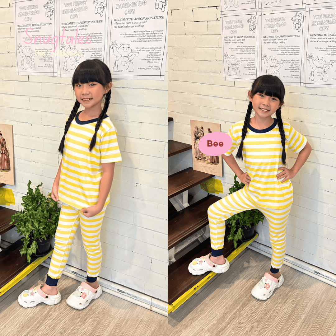 Stripe - Cozy Pajamas - Piyama Tidur Motif Salur Anak