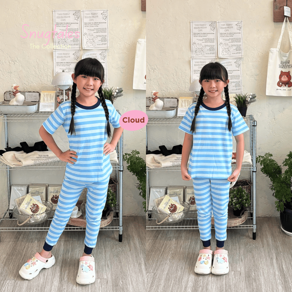Stripe - Cozy Pajamas - Piyama Tidur Motif Salur Anak