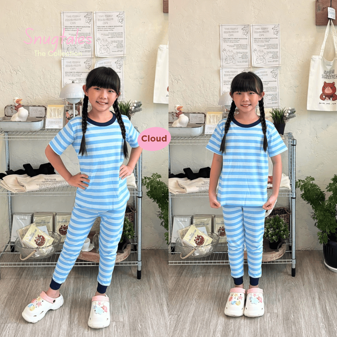 Stripe - Cozy Pajamas - Piyama Tidur Motif Salur Anak