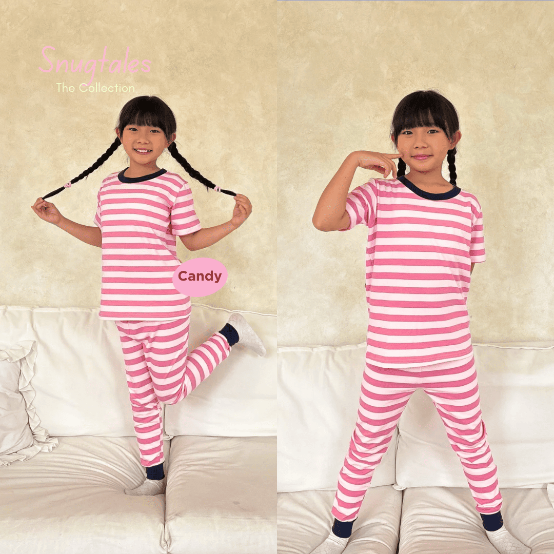 Stripe - Cozy Pajamas - Piyama Tidur Motif Salur Anak