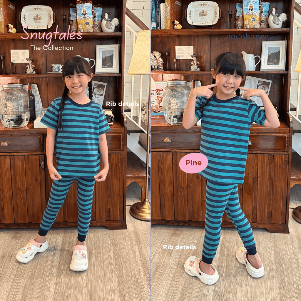 Stripe - Cozy Pajamas - Piyama Tidur Motif Salur Anak