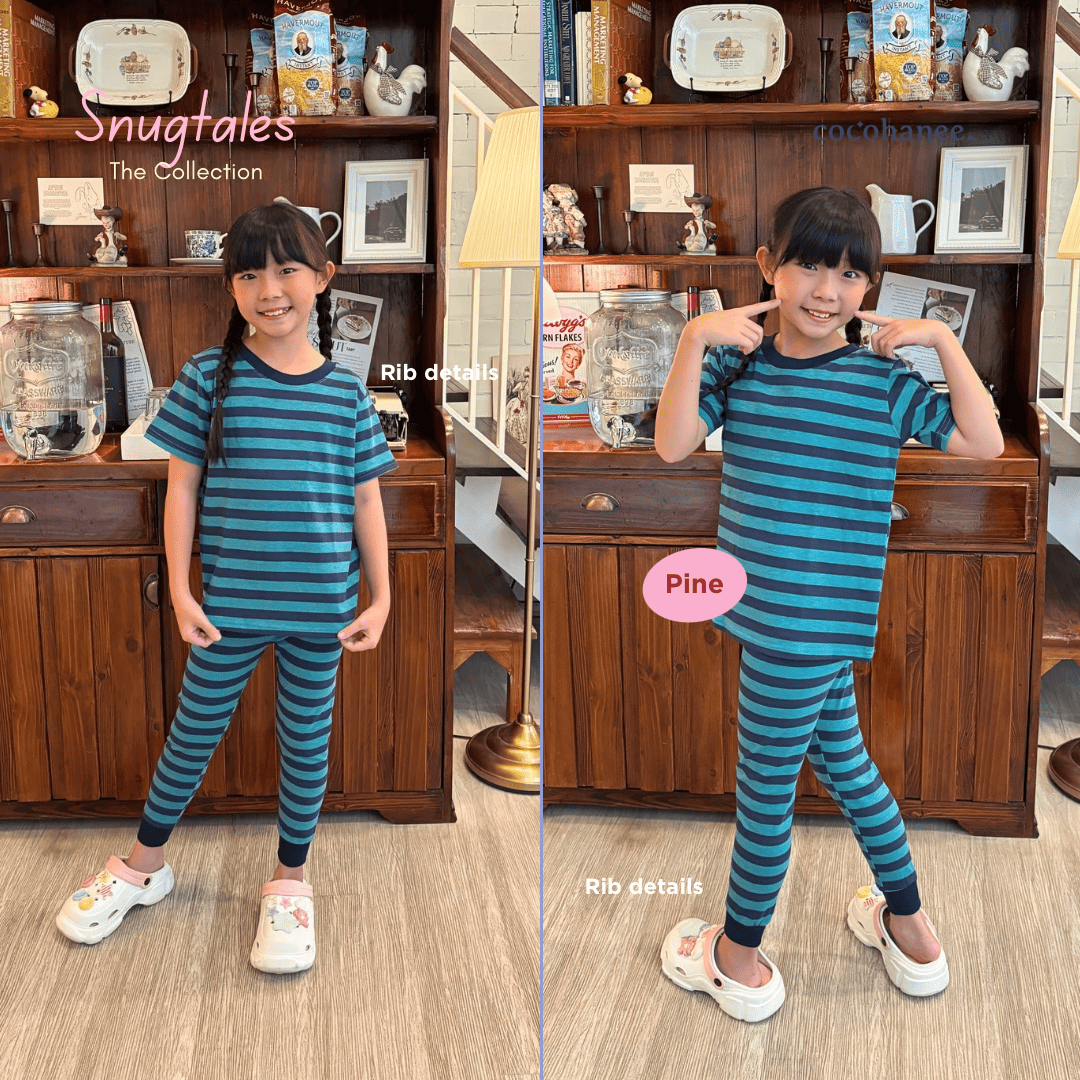 Stripe - Cozy Pajamas - Piyama Tidur Motif Salur Anak