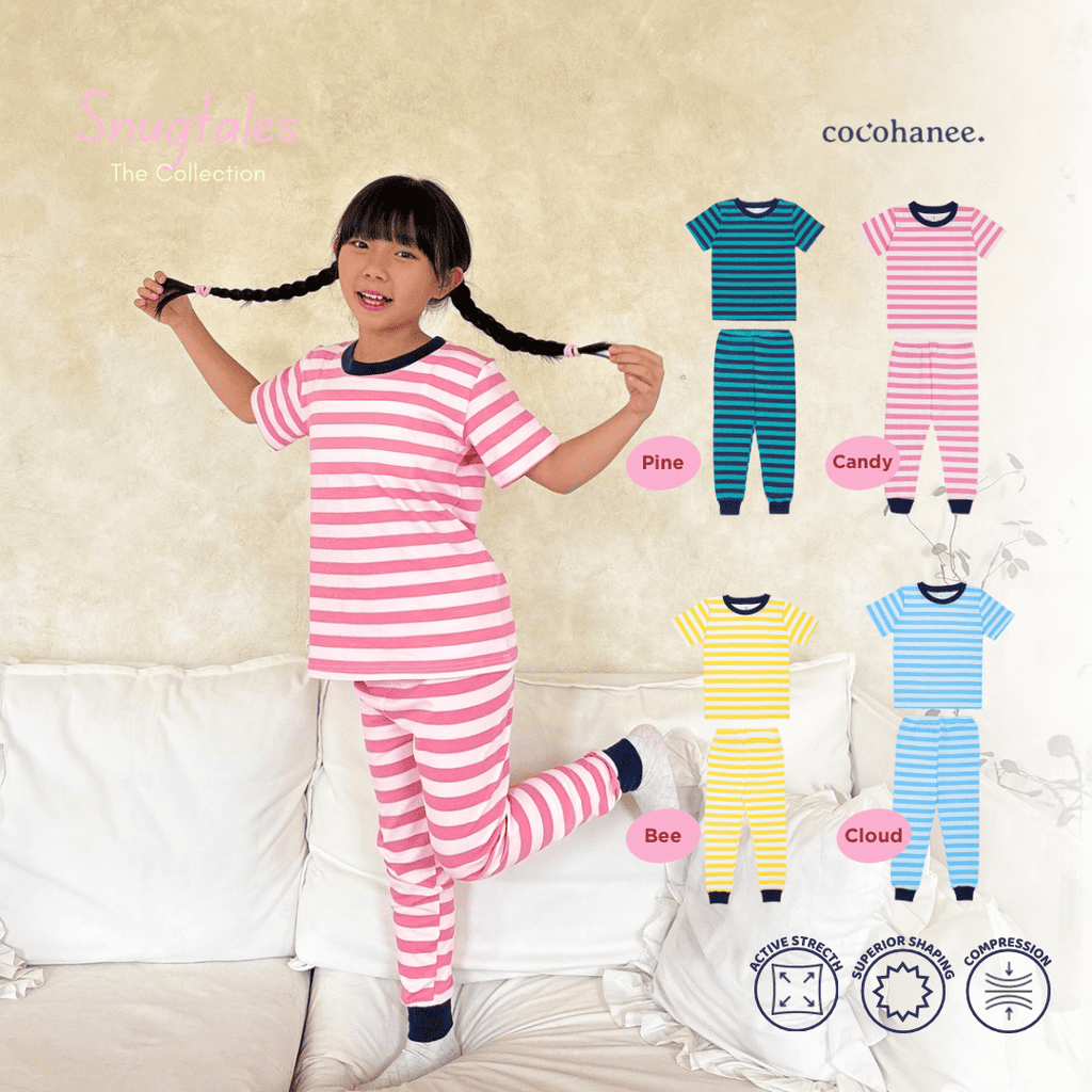 Stripe - Cozy Pajamas - Piyama Tidur Motif Salur Anak