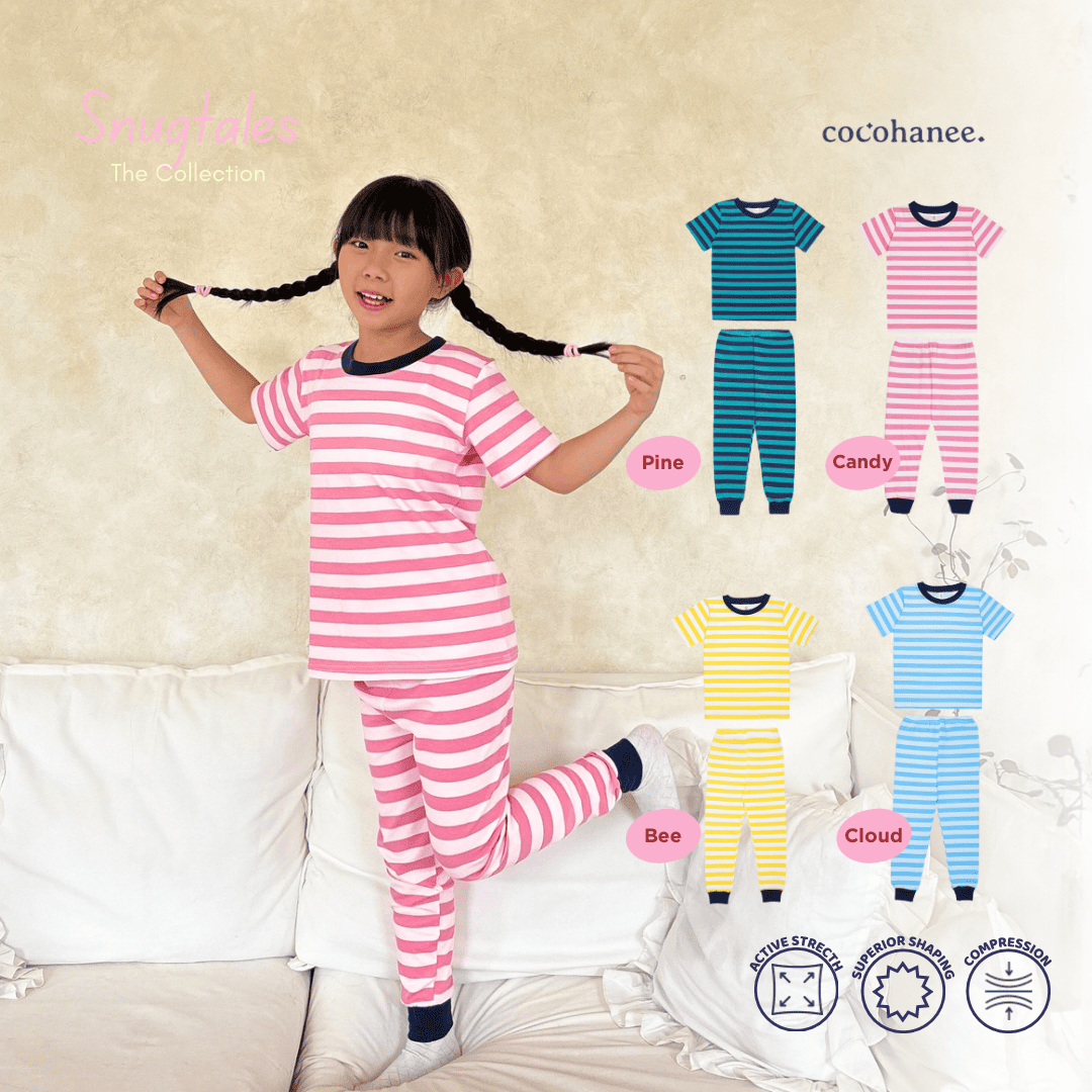 Stripe - Cozy Pajamas - Piyama Tidur Motif Salur Anak