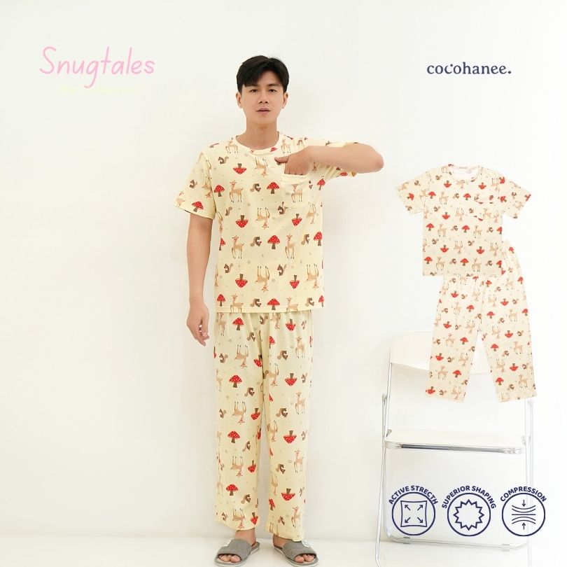 Autumn Meadow - Lune Cozy - Piyama Tidur Dewasa