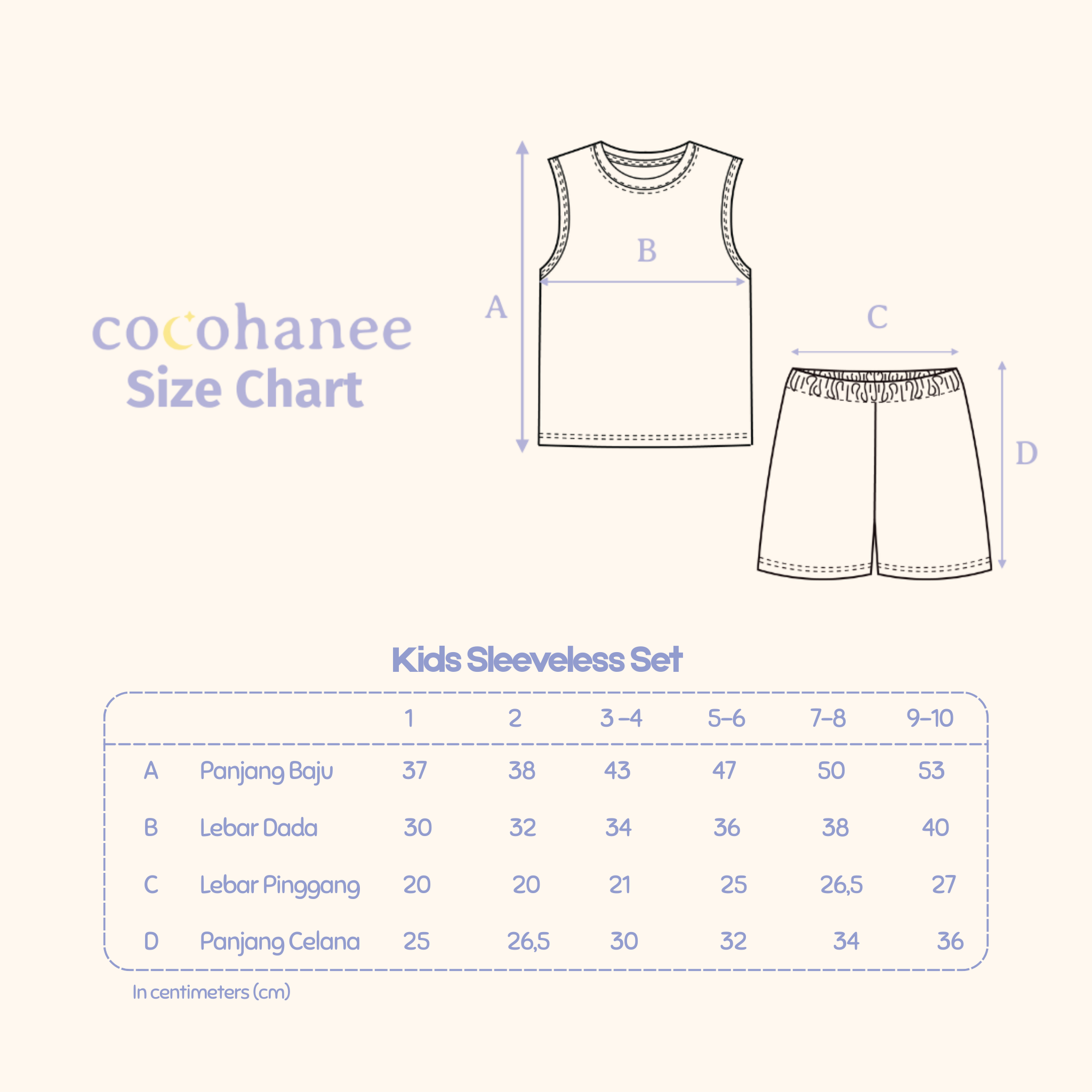 Shark Anchor - Sleeveless Pajamas - Setelan Anak Tanpa Lengan