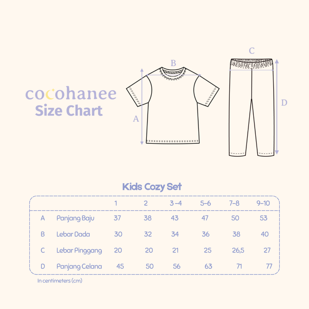 Unicorn World - Cozy Pajamas - Piyama Tidur Anak