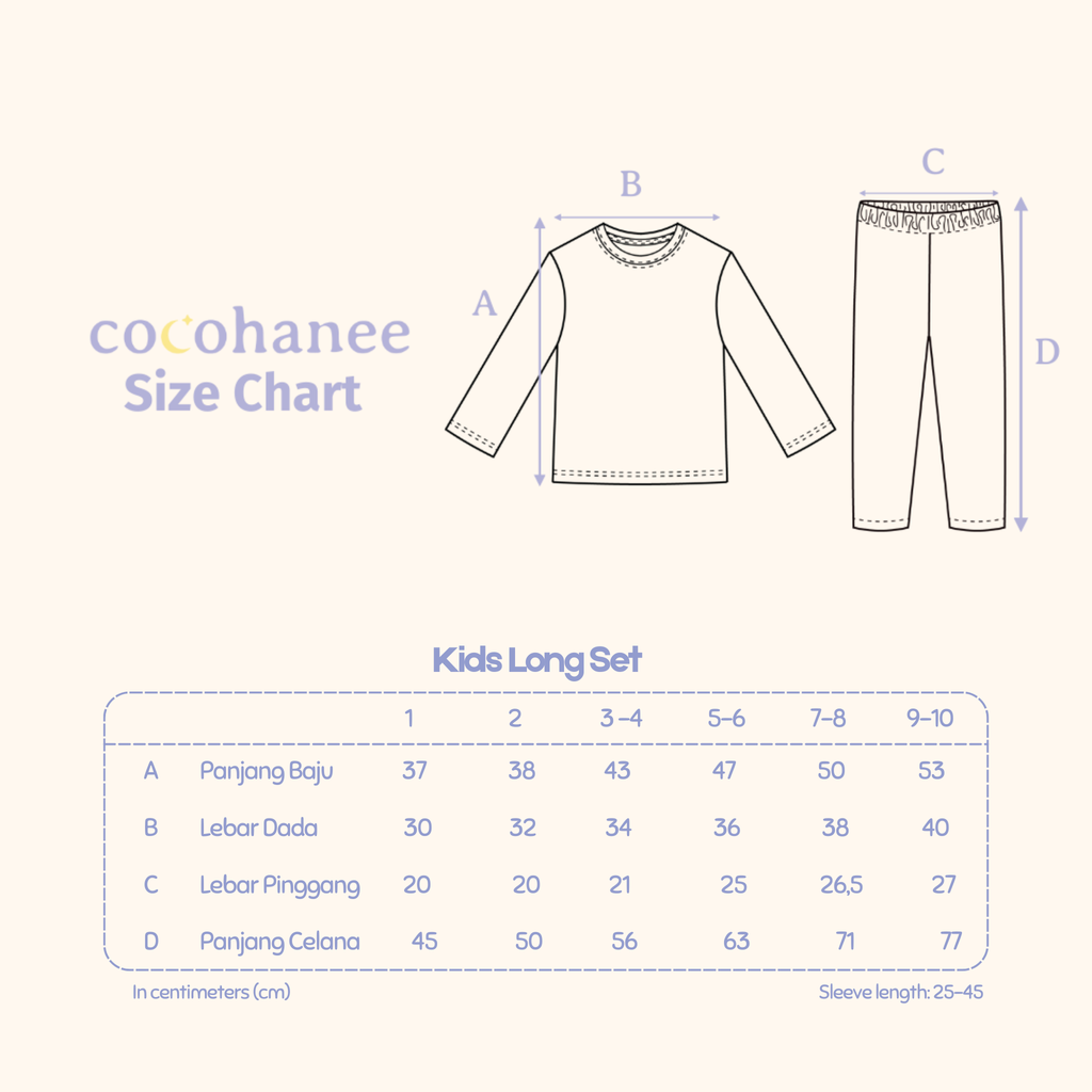 Unicorn World - Long Pajamas - Piyama Tidur Anak