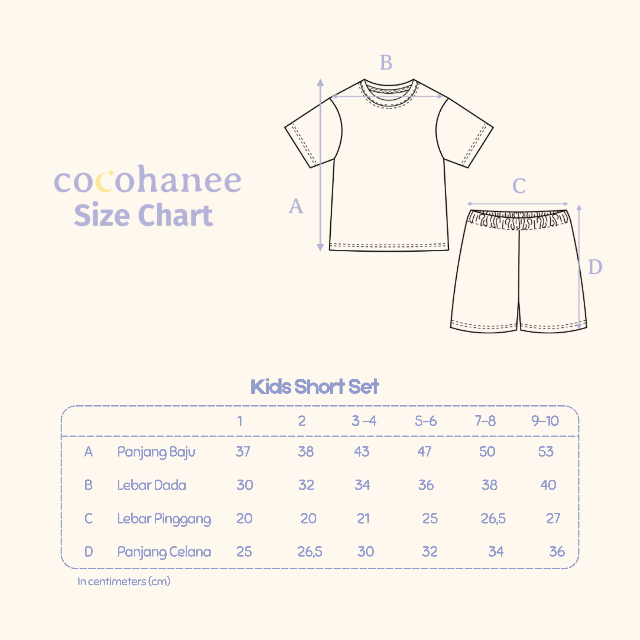 Shark Anchor - Short Pajamas - Piyama Tidur Anak