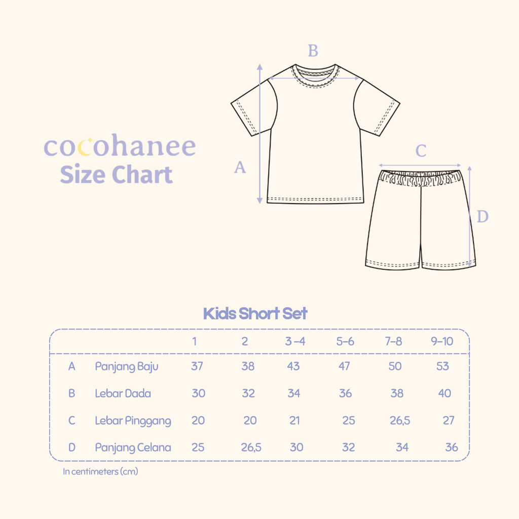 Bears - Short Pajamas - Piyama Tidur Anak