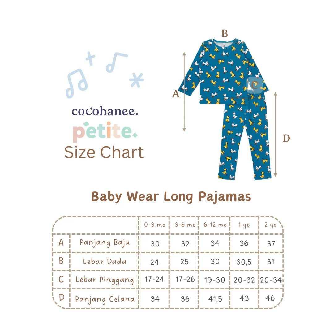 Cocohanee - Lion Baby Long Pajamas - Piyama Tidur Bayi