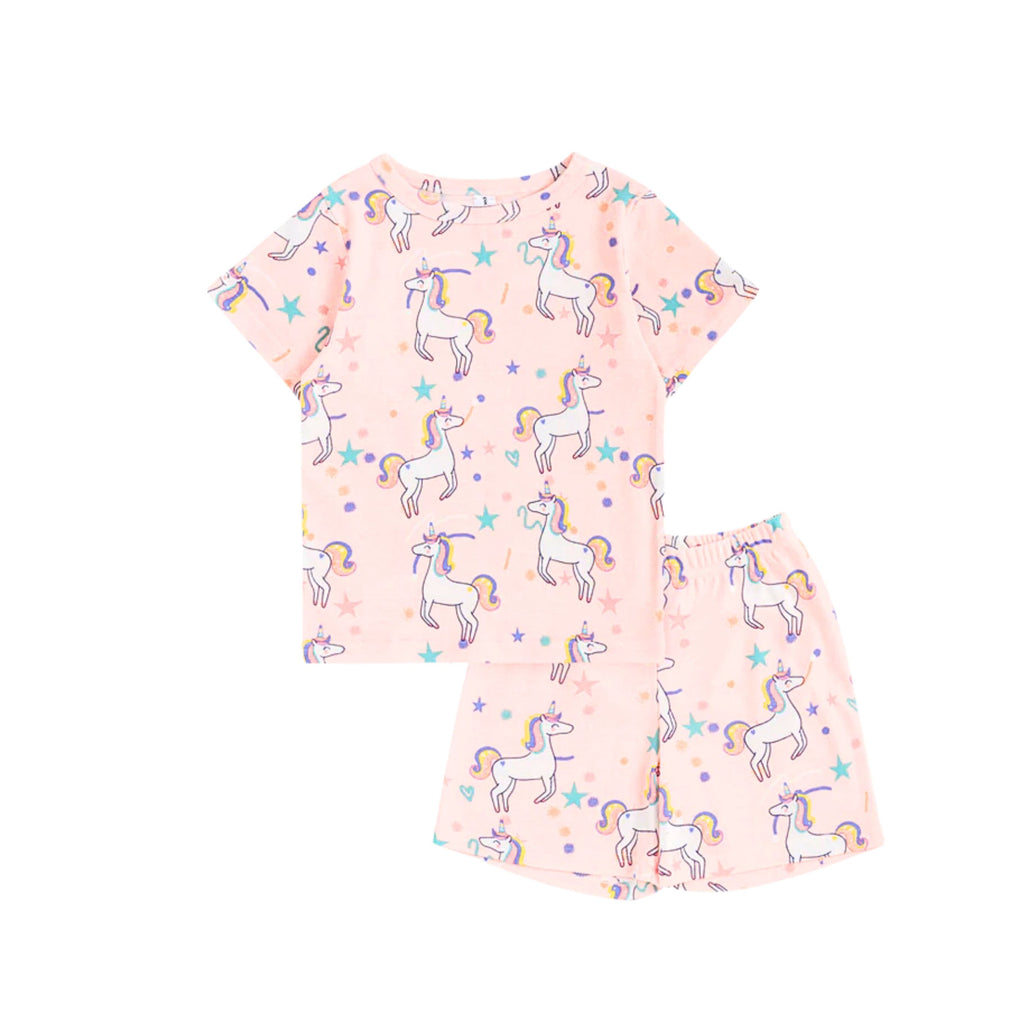 Cocohanee - Dreamy Unicorn Baby Short Pajamas - Piyama Tidur Bayi