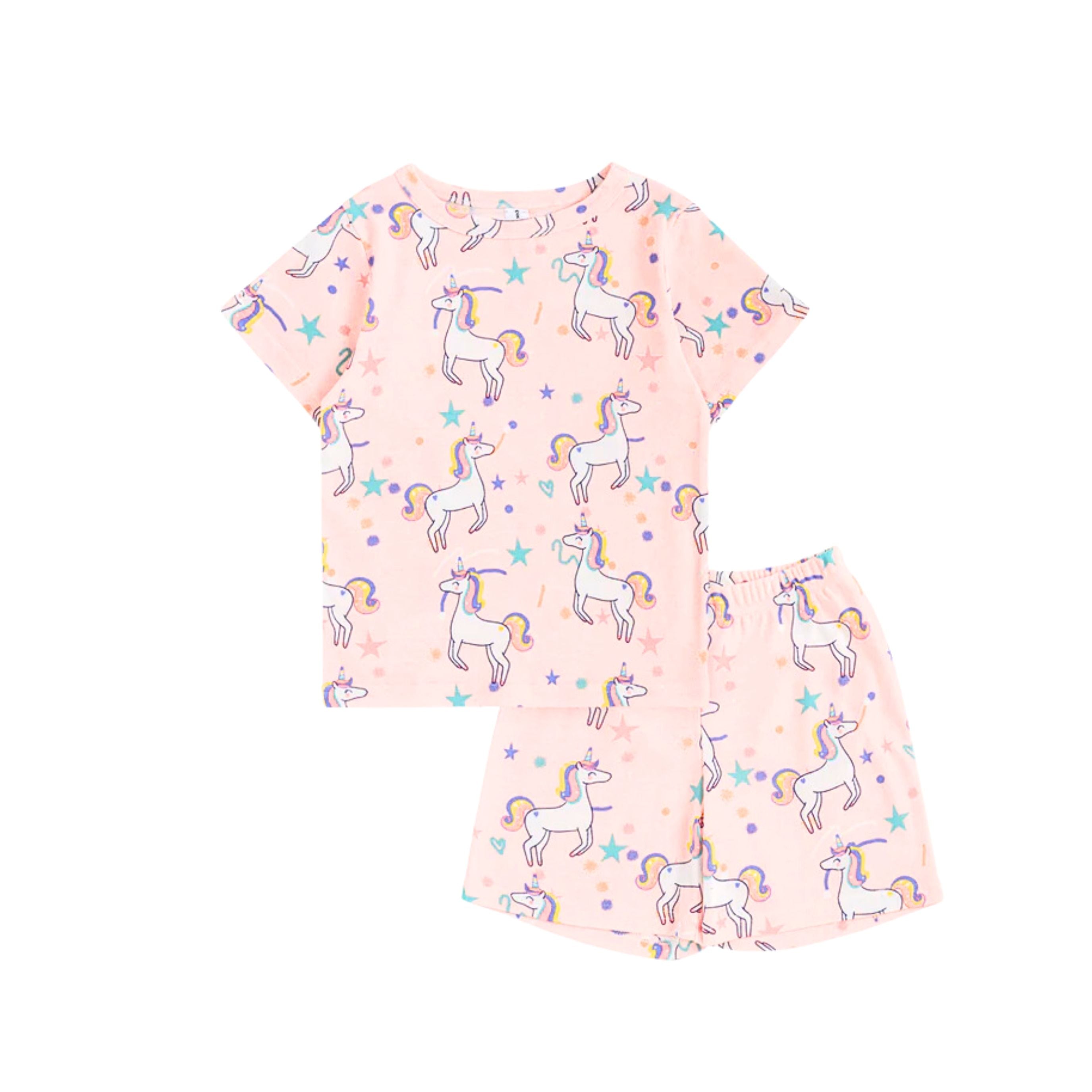 Cocohanee - Dreamy Unicorn Baby Short Pajamas - Piyama Tidur Bayi