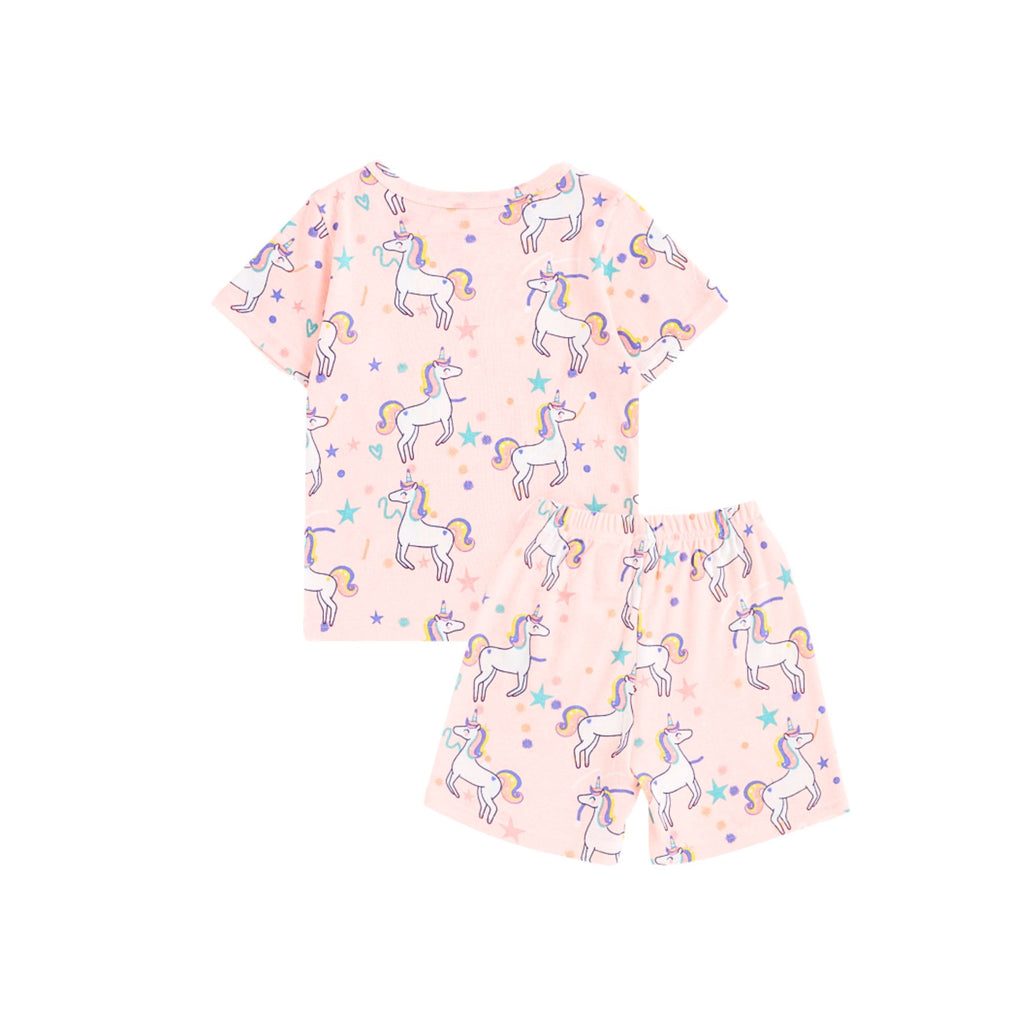 Cocohanee - Dreamy Unicorn Baby Short Pajamas - Piyama Tidur Bayi