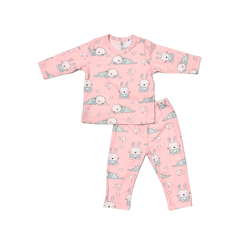 Cocohanee - Rabbit on Pajamas Long Pajamas - Piyama Tidur Anak
