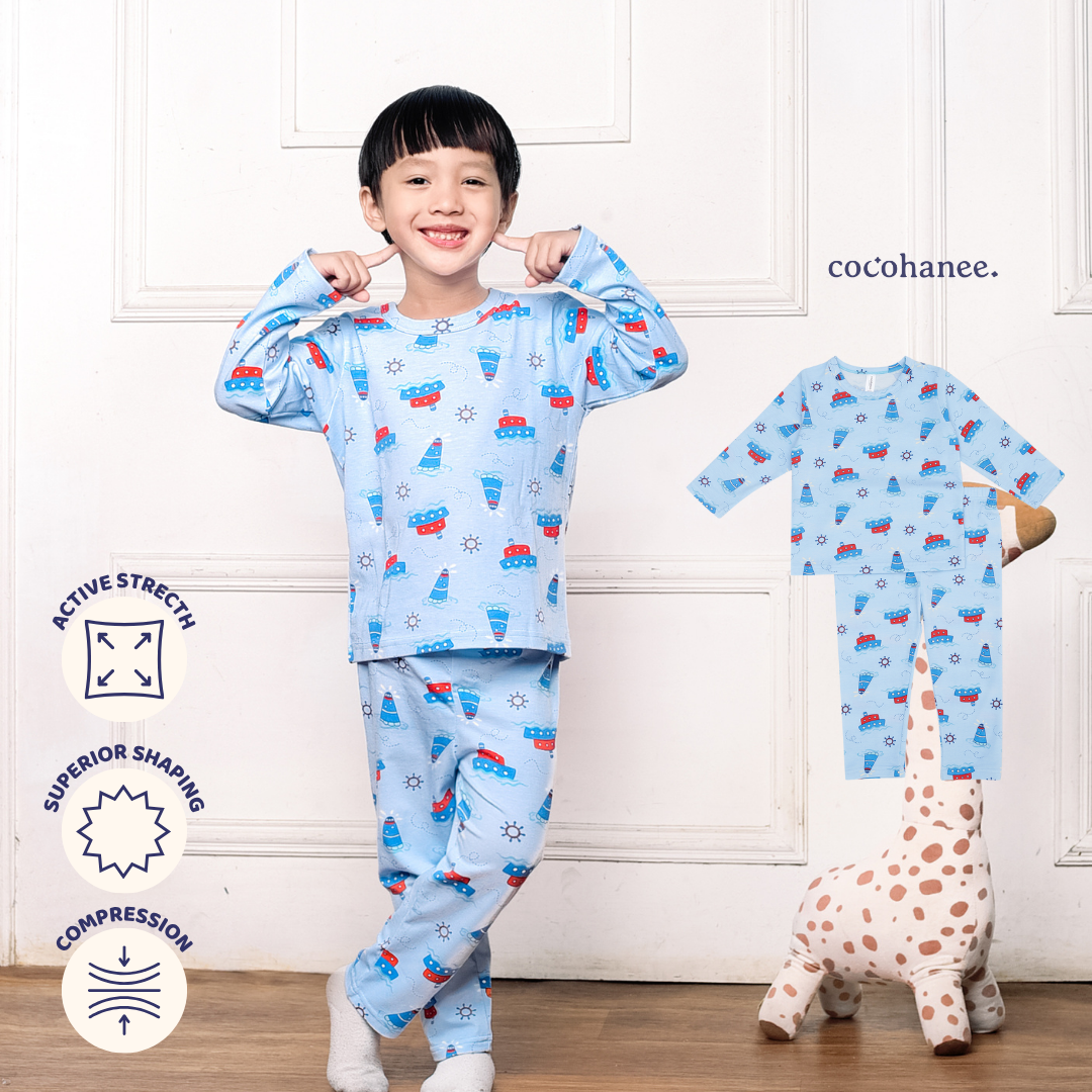 Cocohanee - Sailing Day Long Pajamas - Piyama Tidur Anak