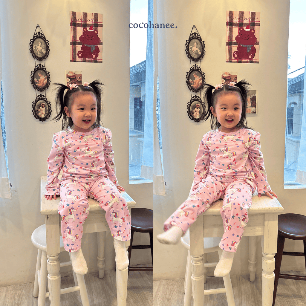 Unicorn World - Long Pajamas - Piyama Tidur Anak