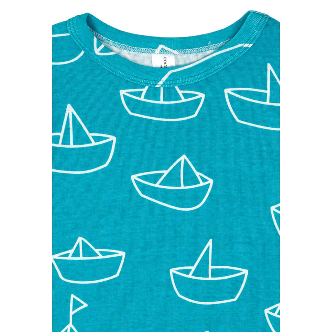 Cocohanee - Perahu Kertas Baby Short Pajamas - Piyama Tidur Bayi