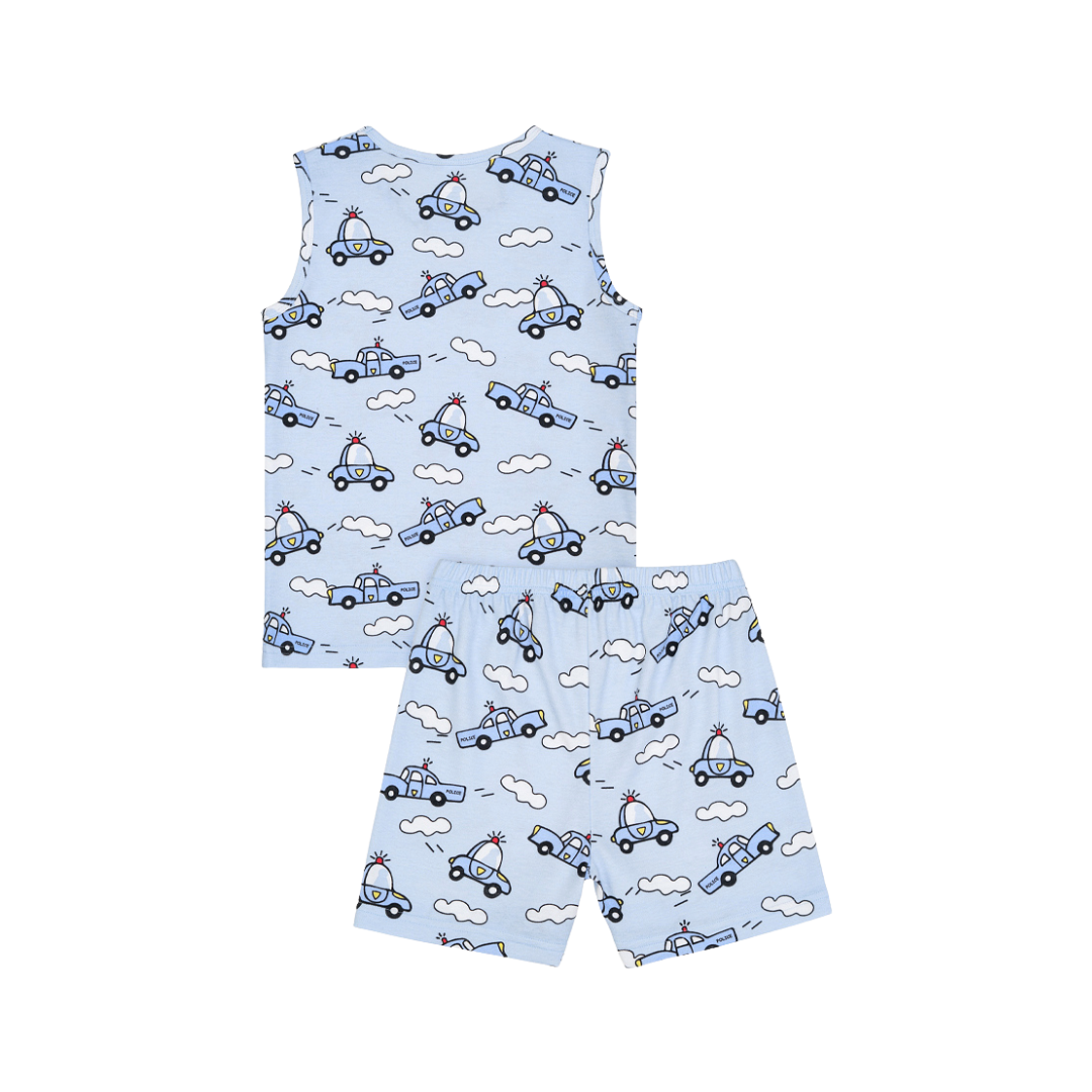 Cocohanee - Road To The Sky Sleeveless Set - Setelan Anak Tanpa Lengan