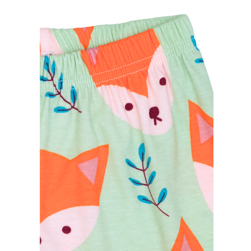 Cocohanee - Mr Fox Shoulder Button Short Pajamas - Piyama Bayi dan Anak dengan Kancing di Bahu