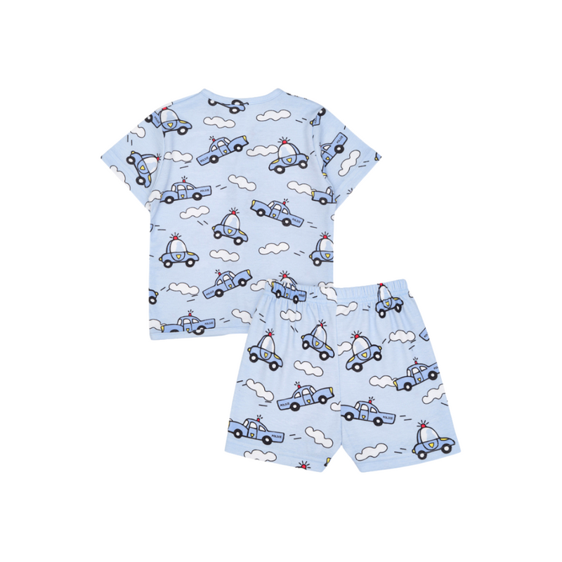 Cocohanee - Road To The Sky Button Down Short Pajamas - Piyama Bayi dan Anak dengan Kancing Depan