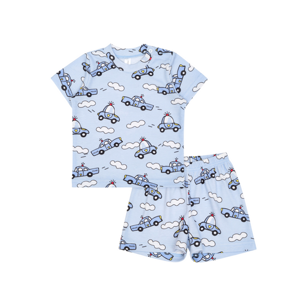 Cocohanee - Road To The Sky Shoulder Button Short Pajamas - Piyama Bayi dan Anak dengan Kancing di Bahu