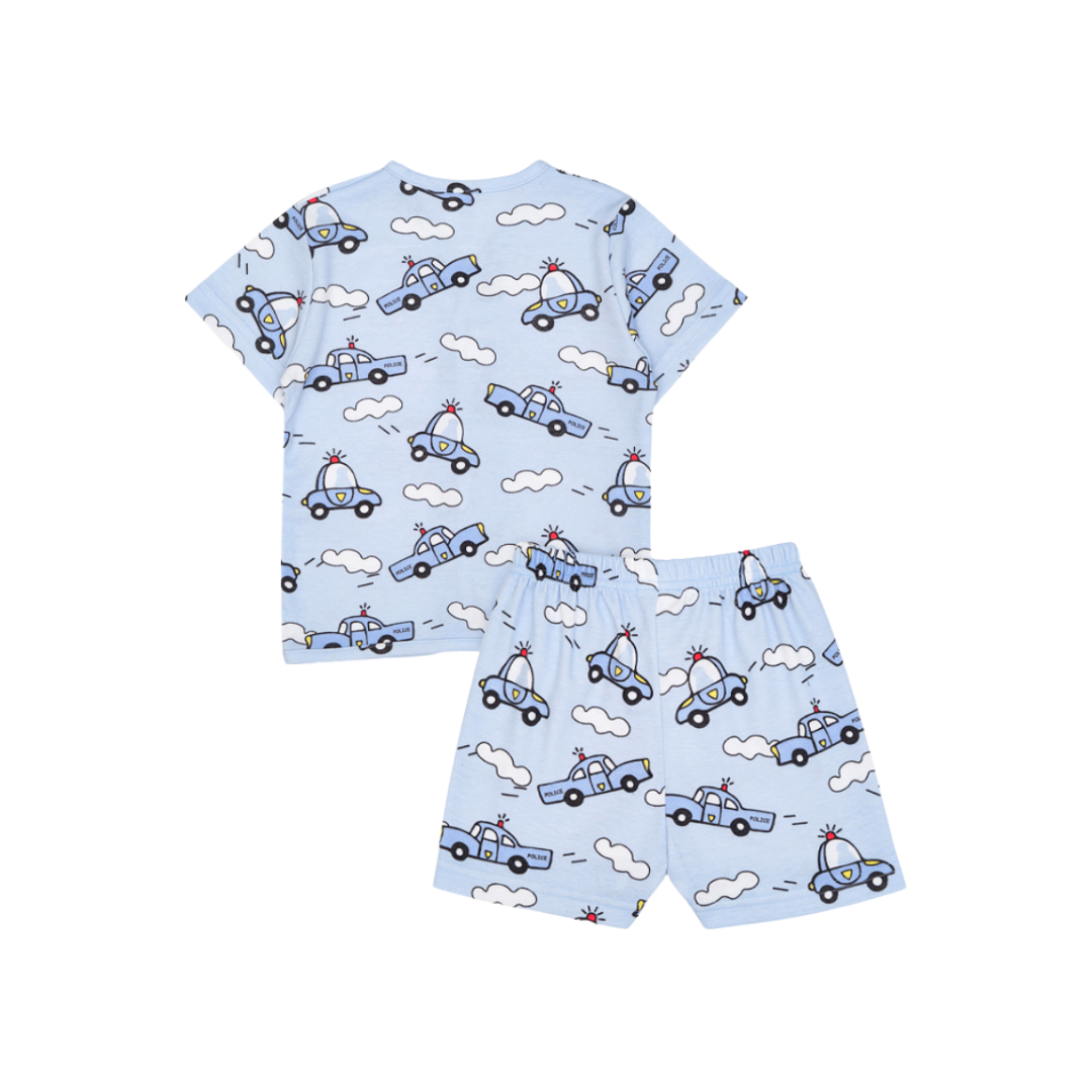 Cocohanee - Road To The Sky Shoulder Button Short Pajamas - Piyama Bayi dan Anak dengan Kancing di Bahu