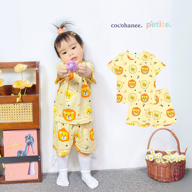 Cocohanee - Lion Baby Short Pajamas - Piyama Tidur Bayi