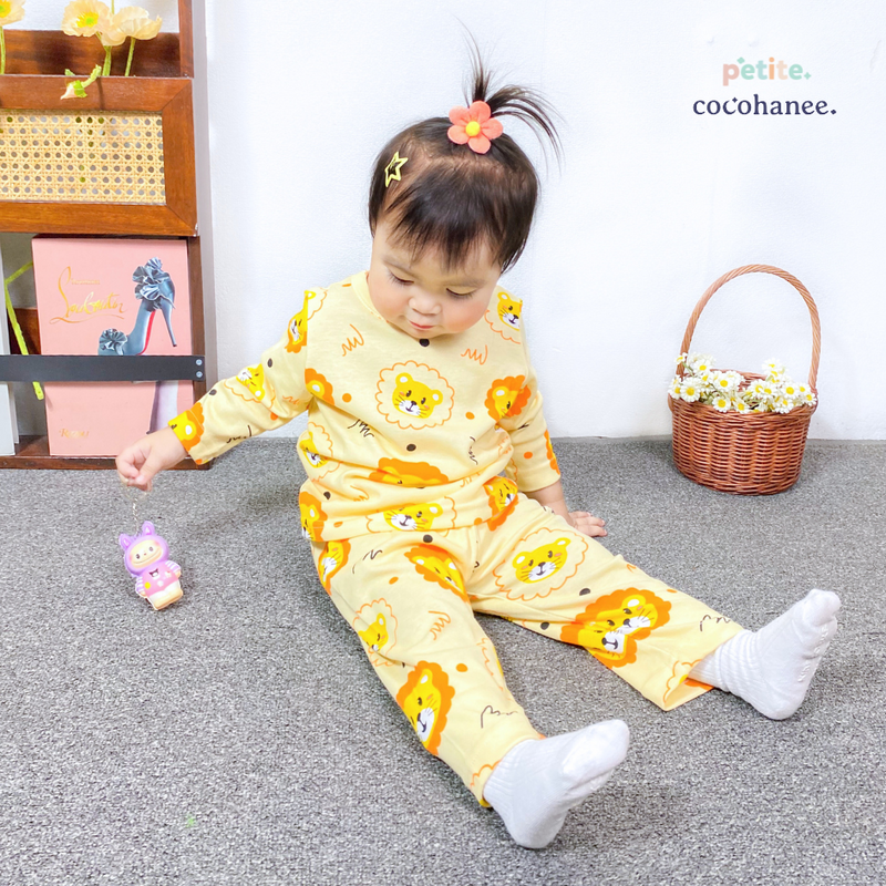 Cocohanee - Lion Baby Long Pajamas - Piyama Tidur Bayi