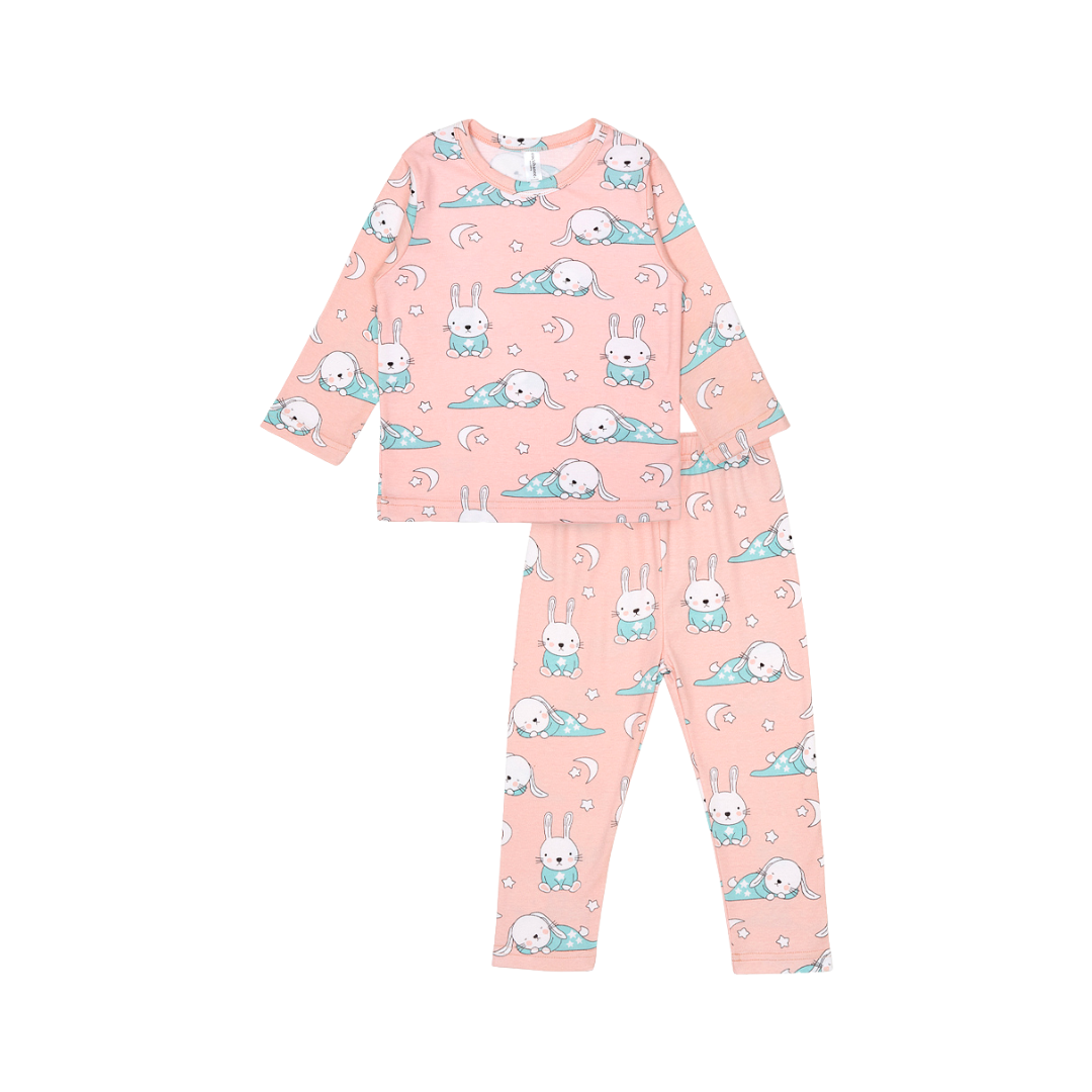 Cocohanee - Rabbit on Pajamas Long Pajamas - Piyama Tidur Anak