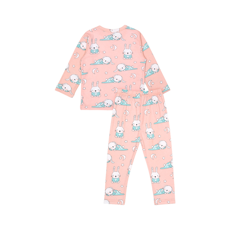 Cocohanee - Rabbit on Pajamas Baby Long Pajamas - Piyama Tidur Bayi