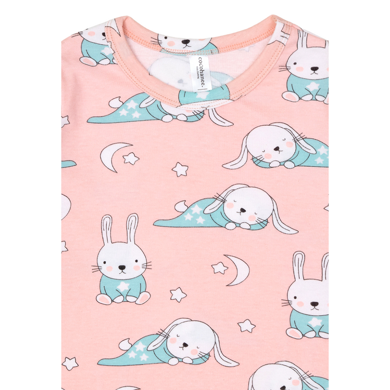 Cocohanee - Rabbit on Pajamas Baby Long Pajamas - Piyama Tidur Bayi