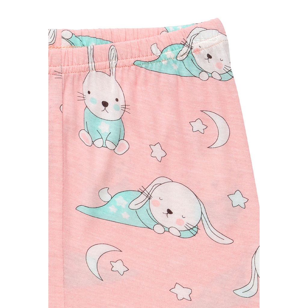 Cocohanee - Rabbit on Pajamas Sleeveless Set - Setelan Anak Tanpa Lengan