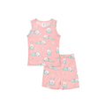 Cocohanee - Rabbit on Pajamas Sleeveless Set - Setelan Anak Tanpa Lengan