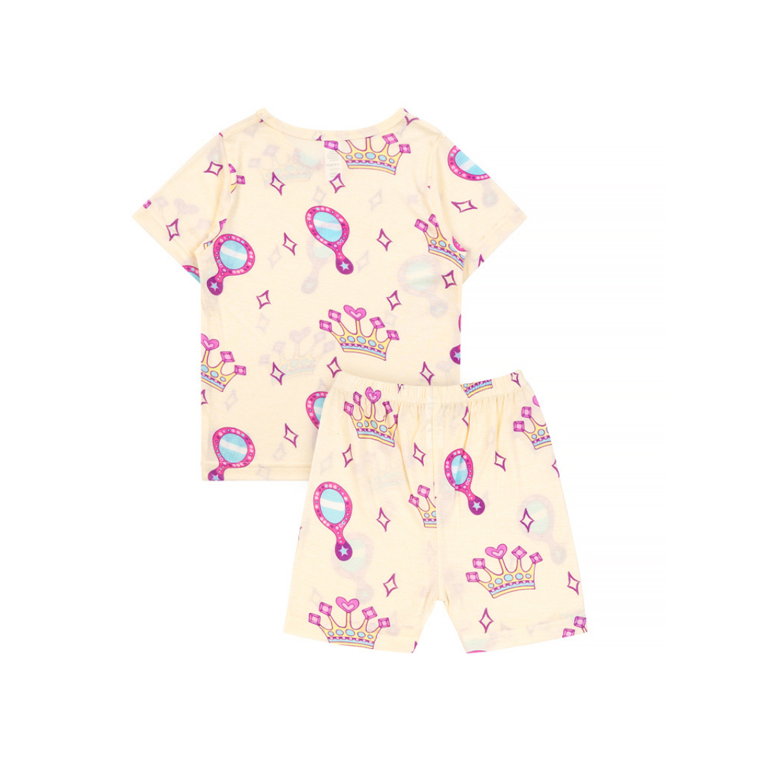 Cocohanee - Crown Princess Short Pajamas - Piyama Tidur Anak