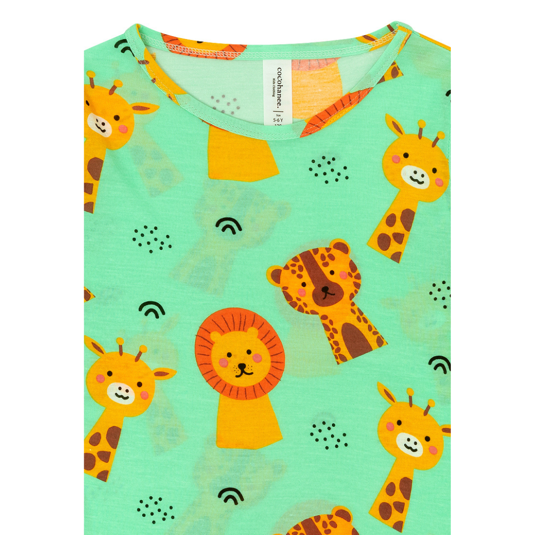 Cocohanee - Animal Frenzy ⅞ Length Pajamas