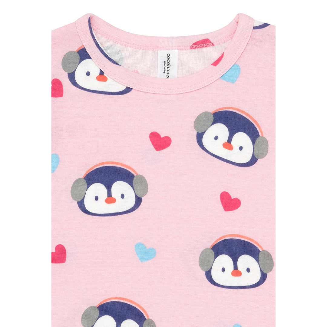 Cocohanee - Penguin In Love Short Pajamas