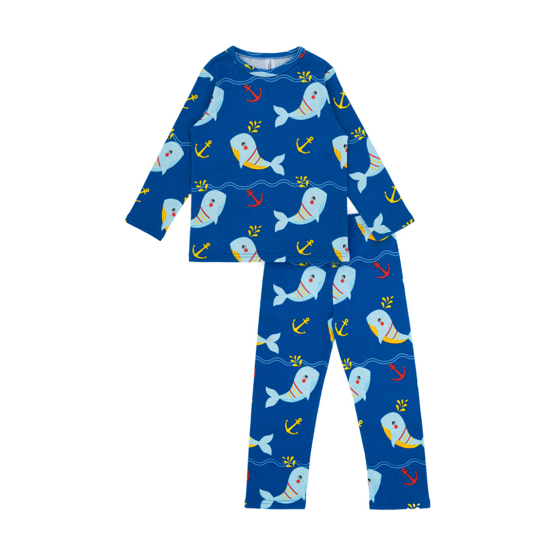 Cocohanee - Shark Anchor Long Pajamas
